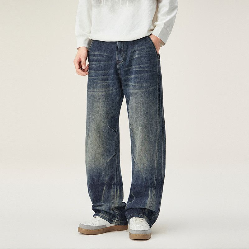 Japanese Brand Men's American High-Street Vintage Distressed Jeans Size US 32 / EU 48 - 4 Thumbnail
