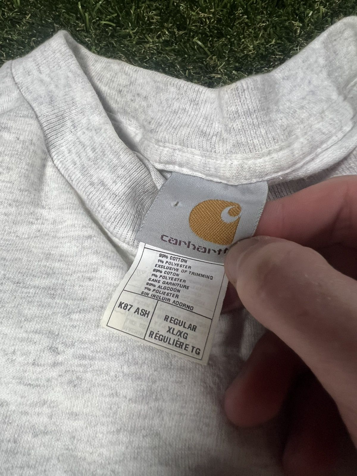 Carhartt Vintage 90s Essential Carhartt Fall Pocket Utility Work Tee Size US XL / EU 56 / 4 - 3 Thumbnail