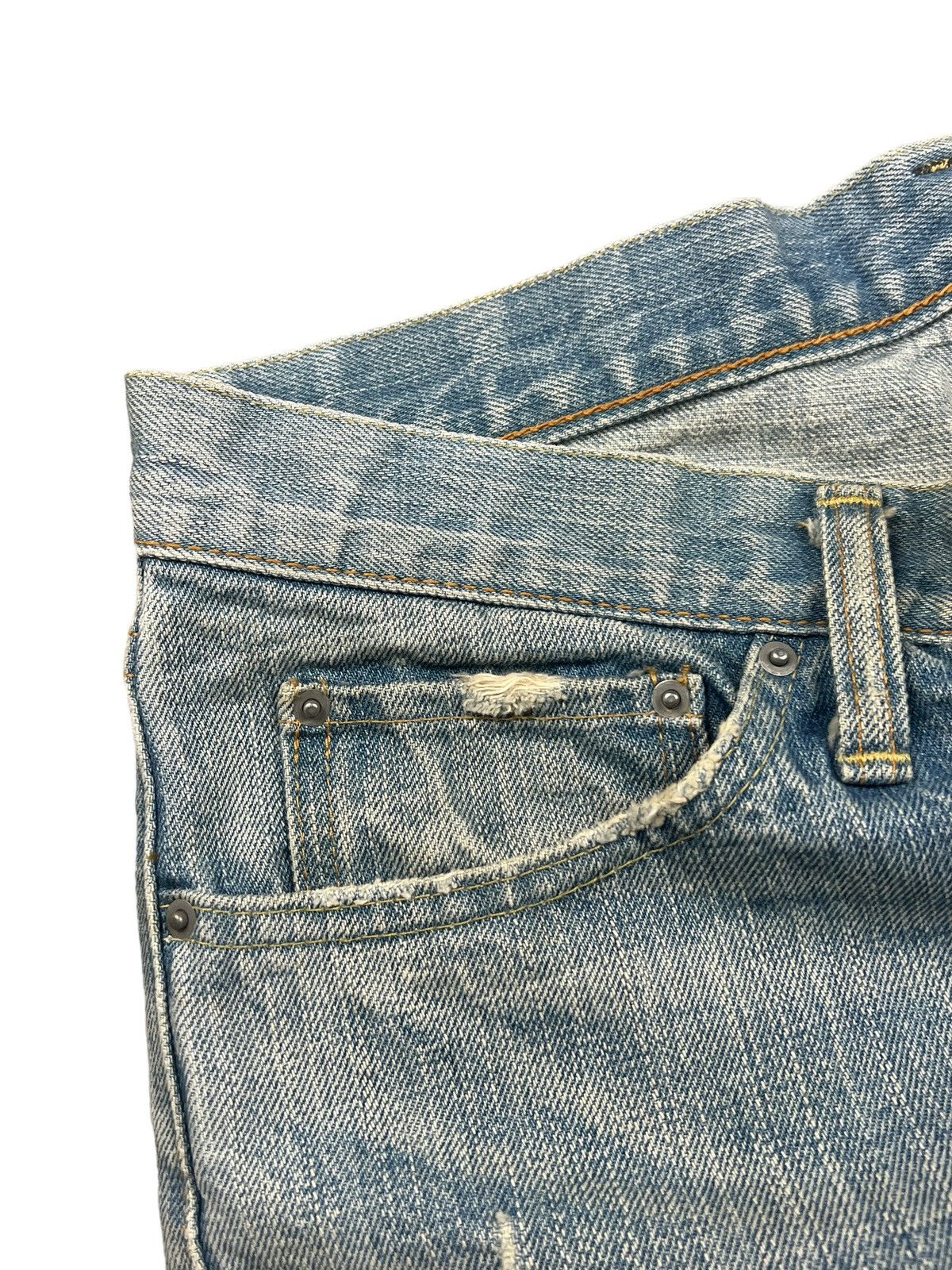 wjk Wjk Jun Hashimoto J Shape Flare Denim Size US 31 - 10 Thumbnail