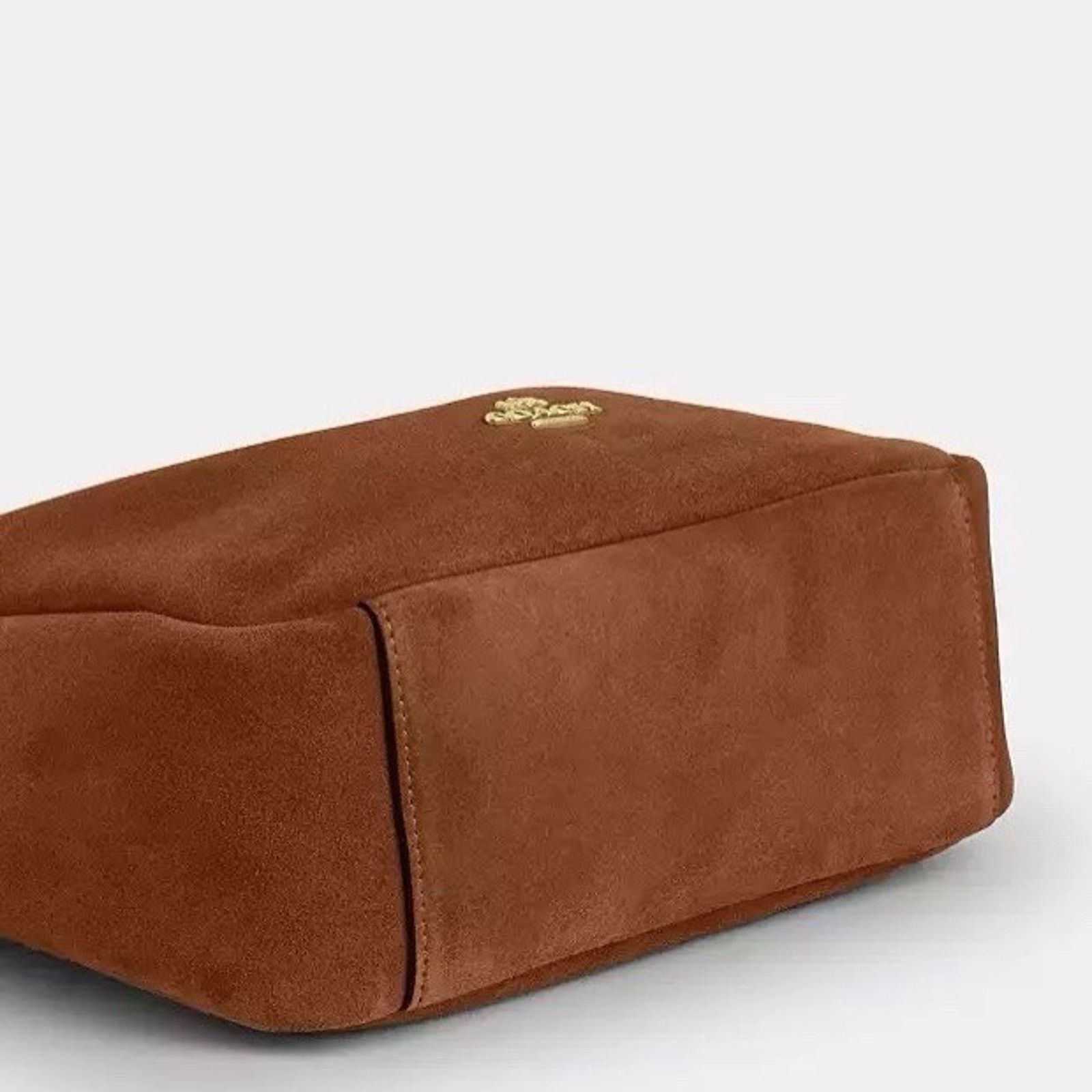 Coach NWT Coach Hadley Convertible Bag CCG43 suede/Gold/Sienna Size ONE SIZE - 11 Thumbnail
