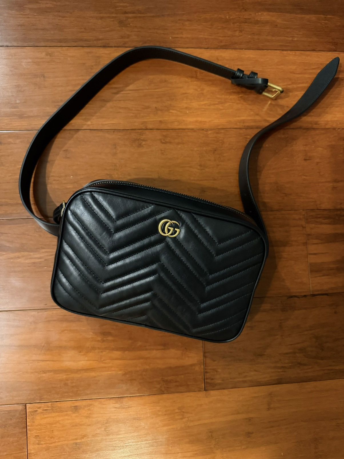 Gucci Gucci Marmont Belt Bag Size ONE SIZE - 1 Thumbnail