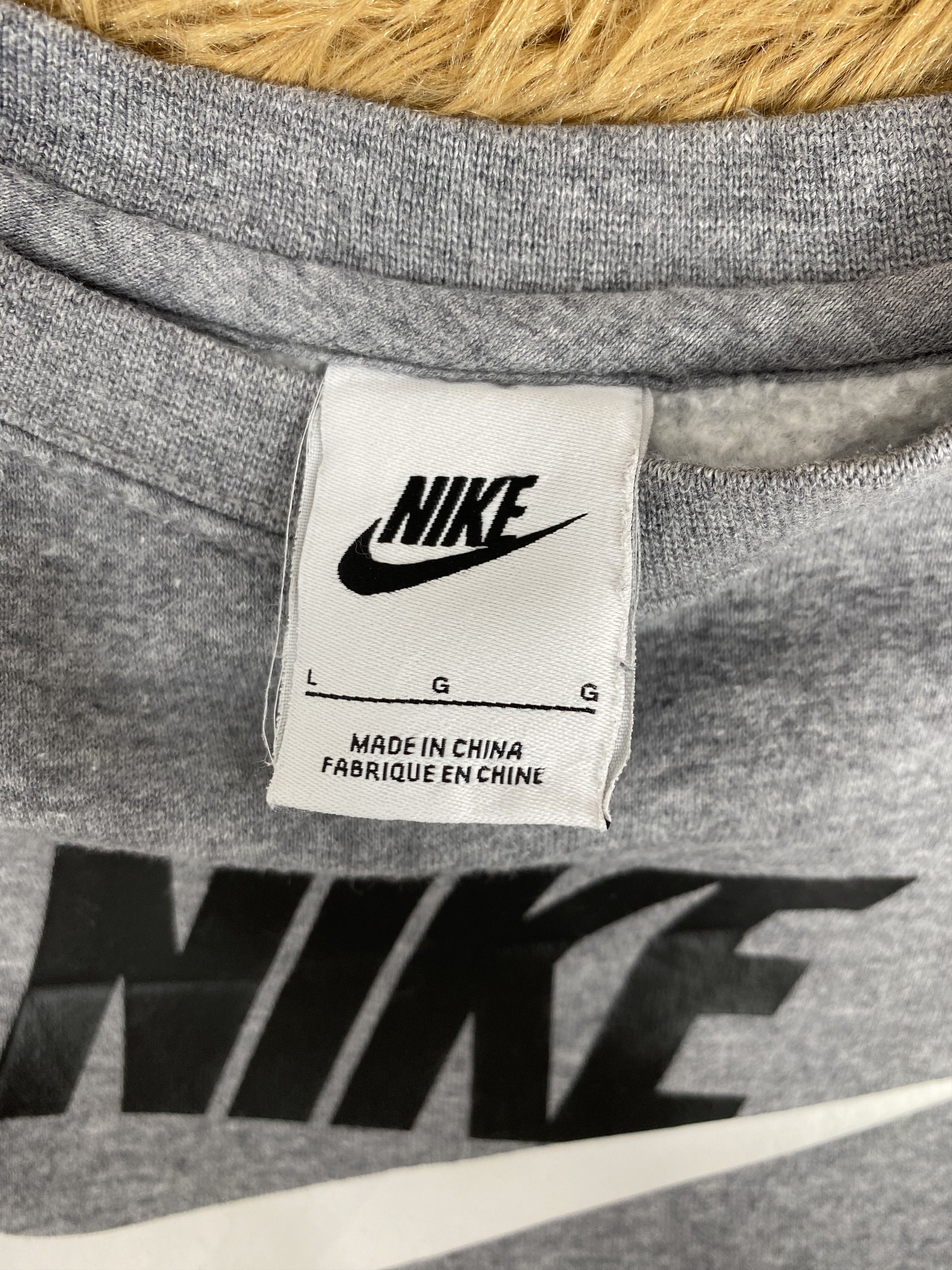 Nike Vintage Nike Swoosh Big Logo Sweatshirts PS0115 Size US L / EU 52-54 / 3 - 9 Thumbnail