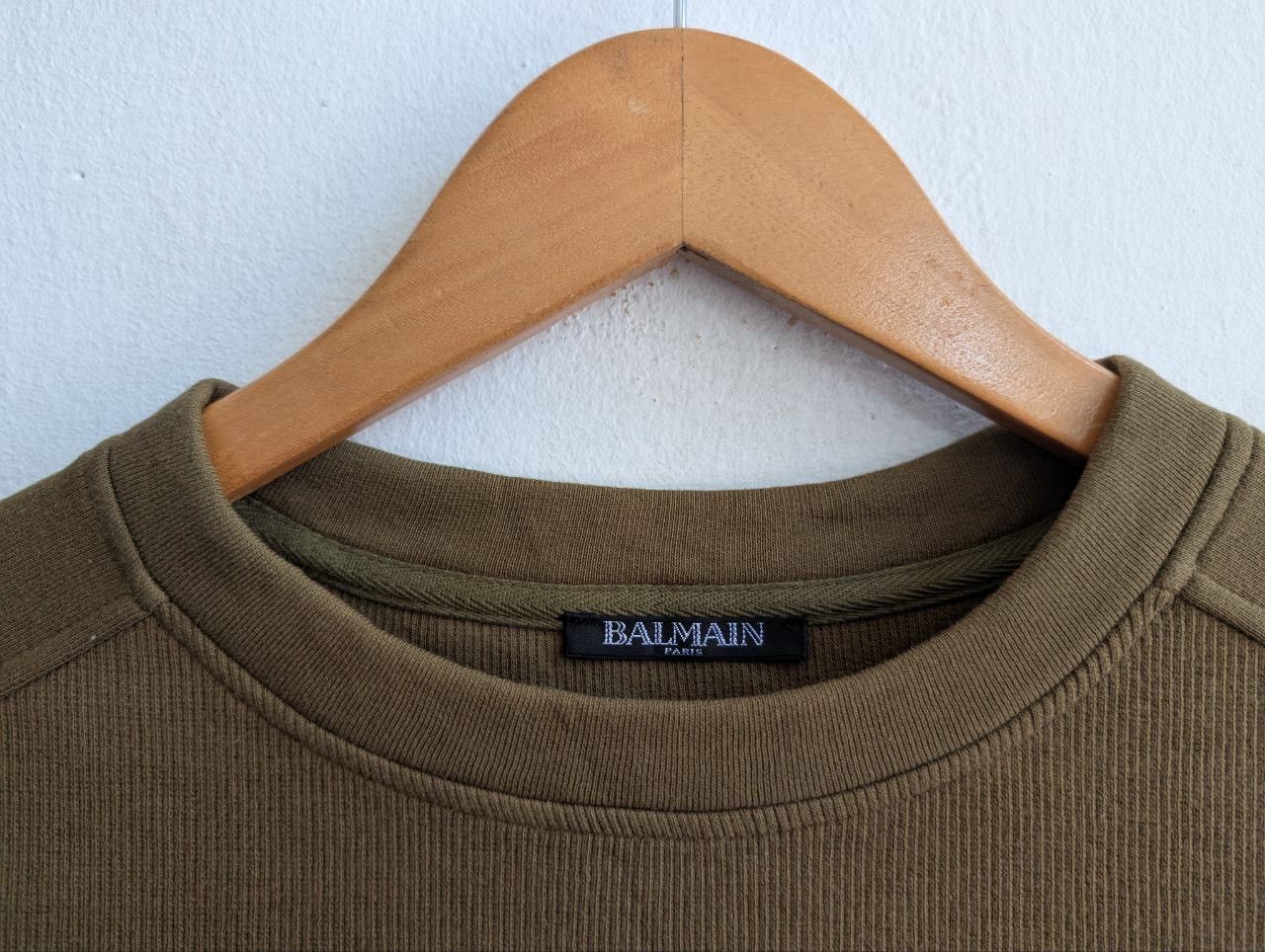 Balmain BALMAIN side zip sweatshirts Size US XS / EU 42 / 0 - 3 Thumbnail