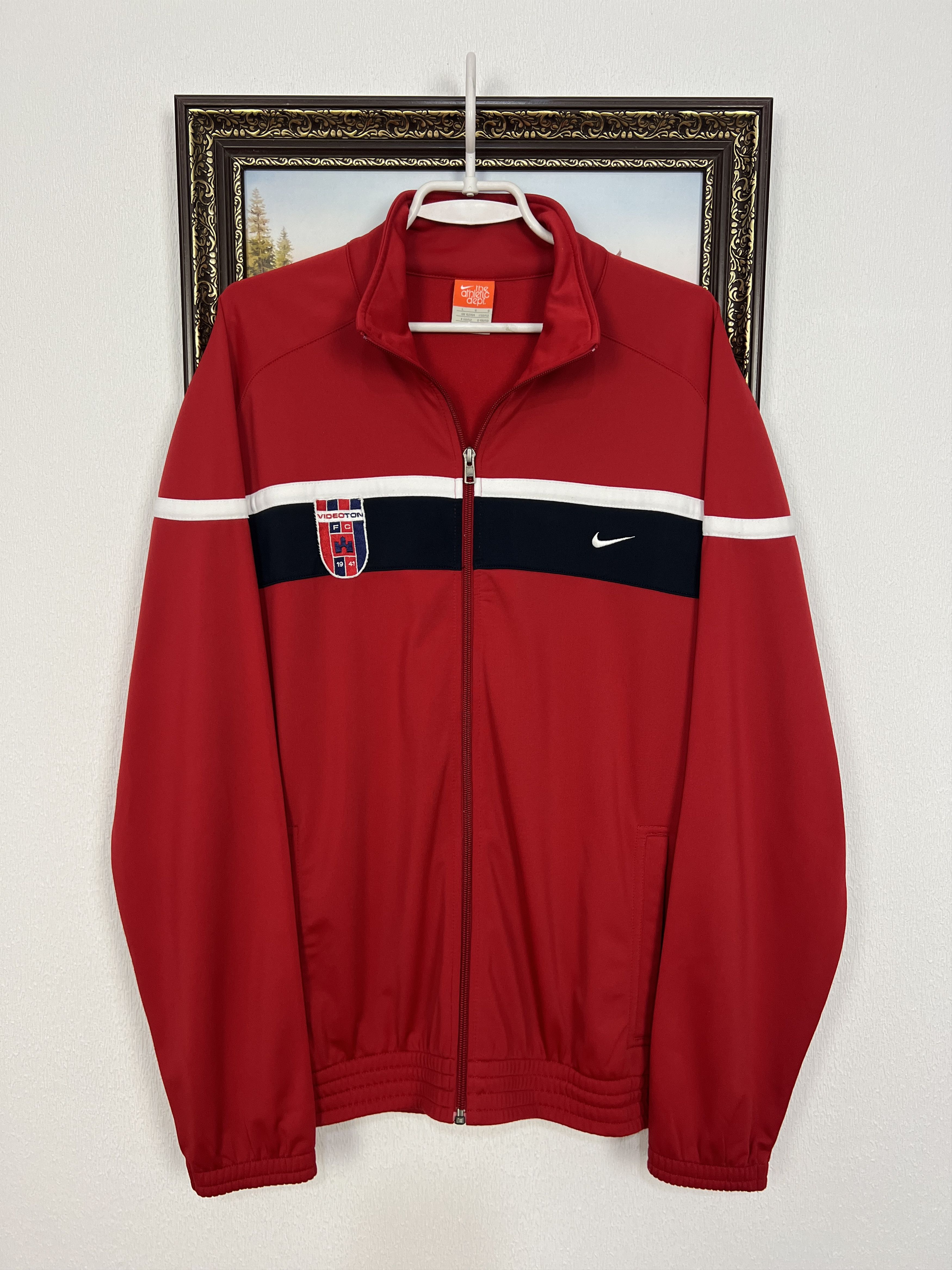 Nike Vintage Nike MOL Fehervar Videoton Football Jacket Track Top Size US L / EU 52-54 / 3 - 1 Thumbnail