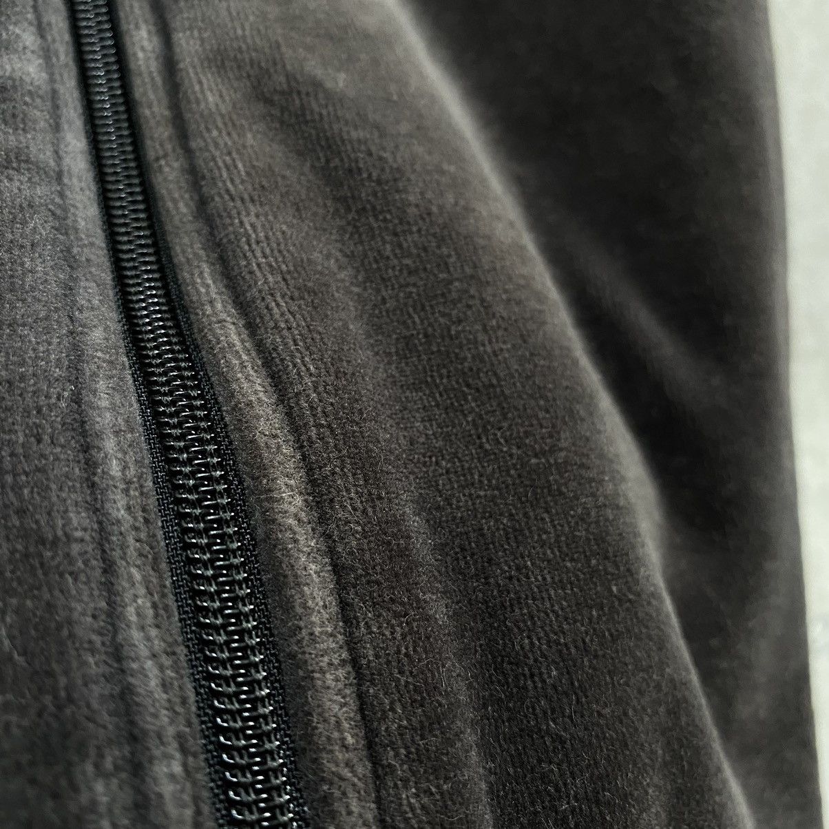 Hysteric Glamour Vintage Hysteric Glamour Velour Track Jacket Charcoal Grey Size US S / EU 44-46 / 1 - 11 Thumbnail