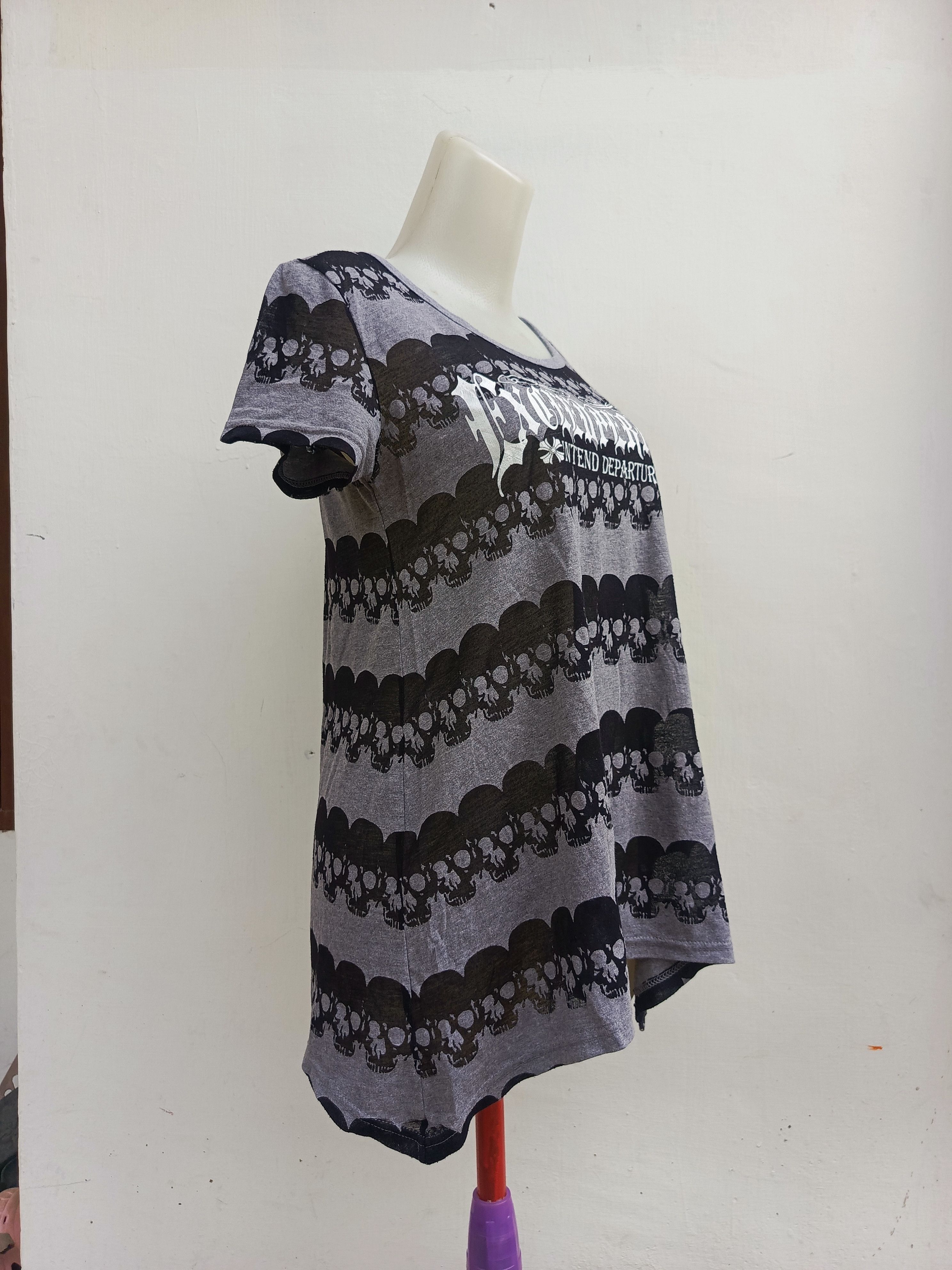 Japanese Brand Leahmatin skull pattern t-shirts Size L / US 10 / IT 46 - 3 Thumbnail