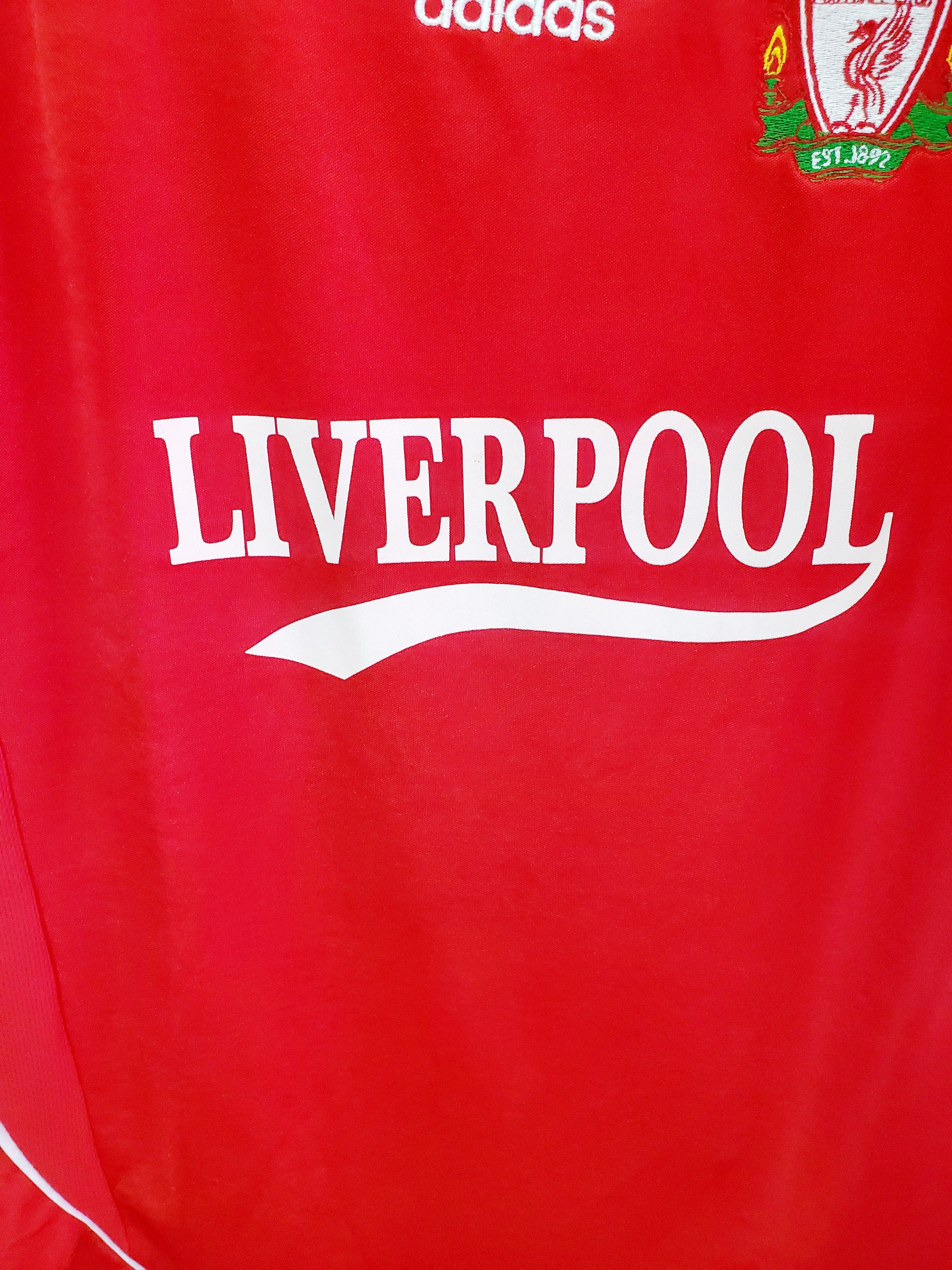 Vintage Liverpool 2006-08 #8 Gerrard Home soccer jersey reprint L Size US L / EU 52-54 / 3 - 3 Thumbnail