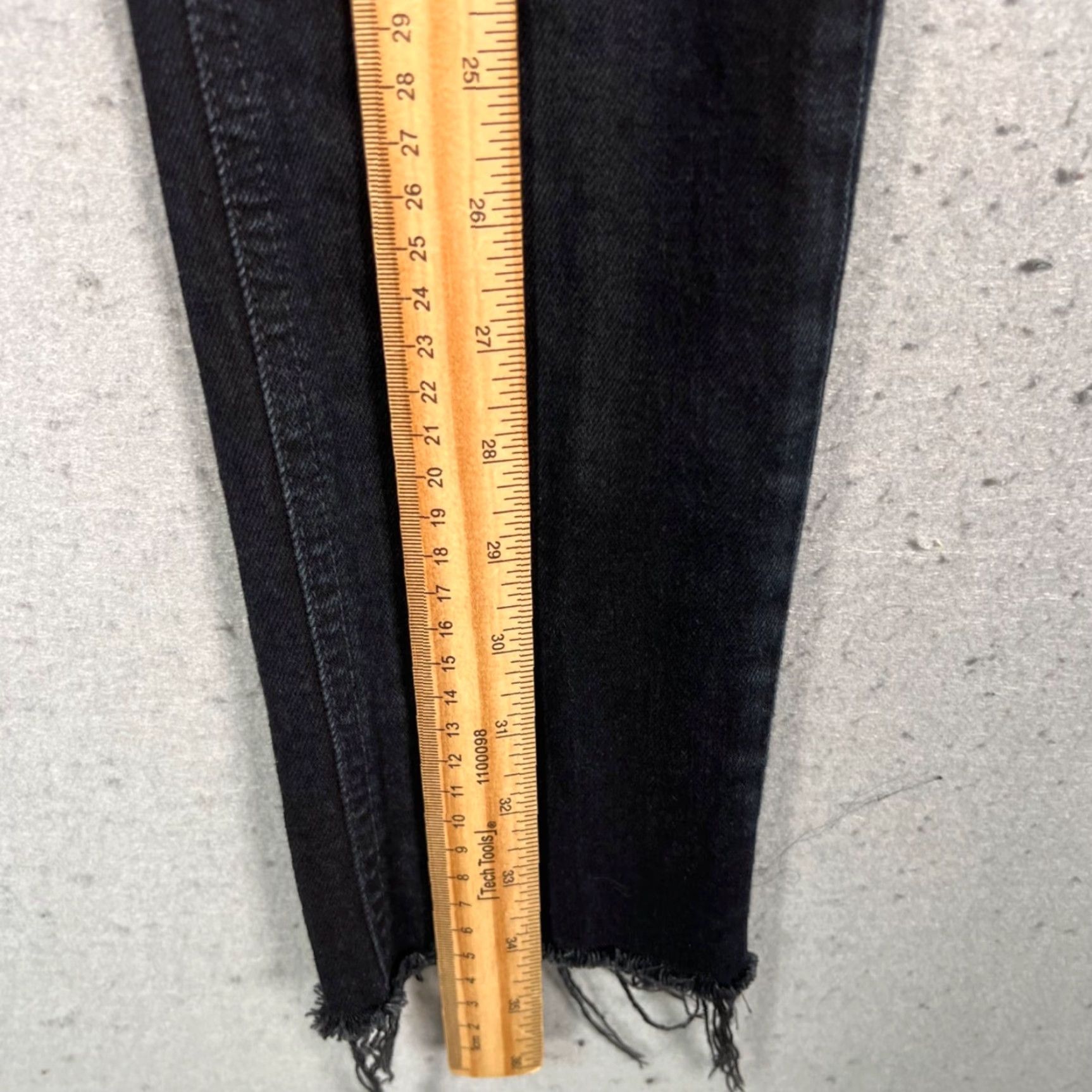 Nudie Jeans Nudie Jeans Co Womens 26 High Kai Skinny Jeans Blue Organic Cotton Raw Hem Denim Slim 5-Pocket Womens Jeans Mens? Wait. No extra. Size 26" / US 2 / IT 38 - 7 Thumbnail