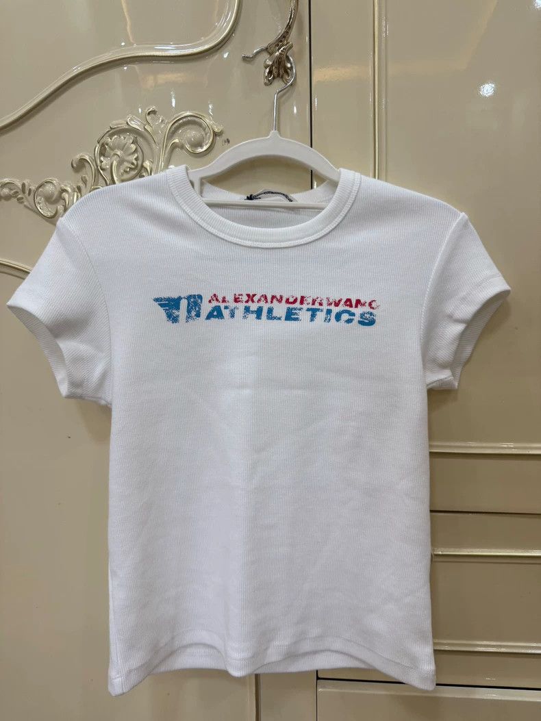 Alexander Wang Alexander Wang Logo Print Short Sleeve T-shirt Size M / US 6-8 / IT 42-44 - 1 Thumbnail