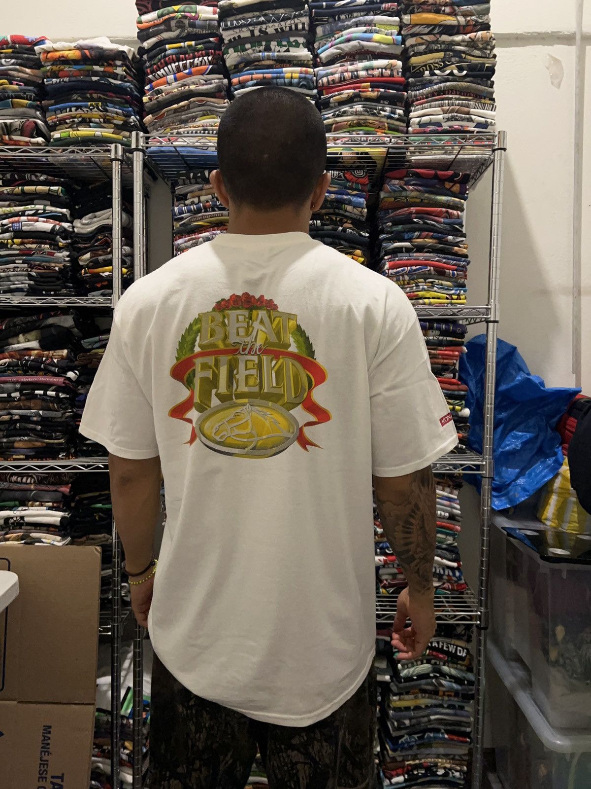 Port & Company 90s Beat the Field Konami Japanese Videogame Promo Tee Size US XL / EU 56 / 4 - 2 Thumbnail