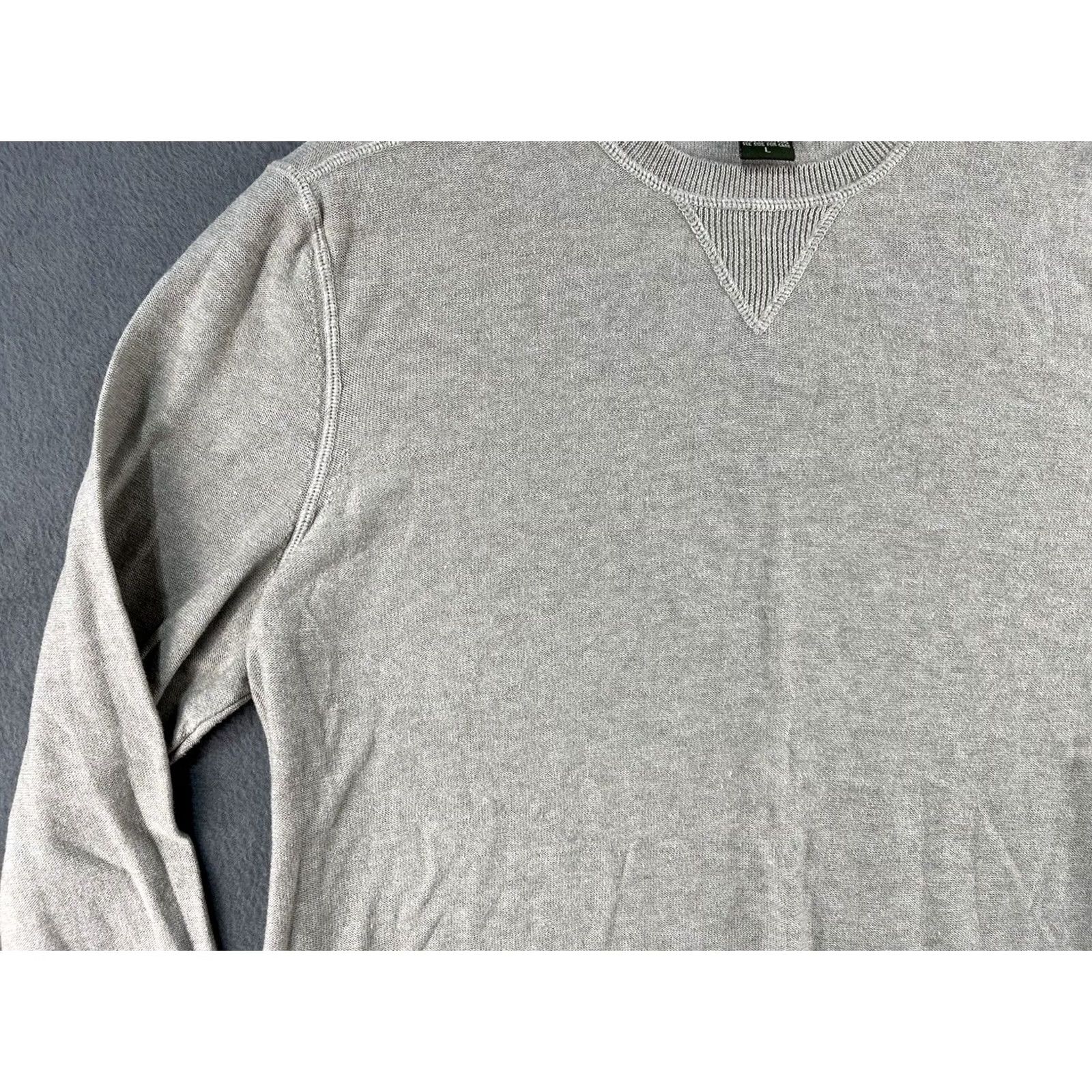 Eddie Bauer Eddie Bauer Sweater Crewneck Pullover Large 100% Cotton Brown Mens Hong Kong Size US L / EU 52-54 / 3 - 3 Thumbnail