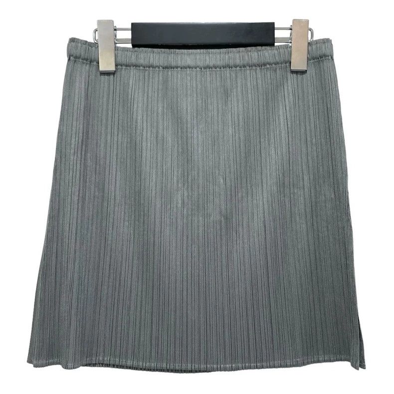 Issey Miyake Issey Miyake size:f Grey pleated skirt Size 42" / US 20 - 2 Thumbnail