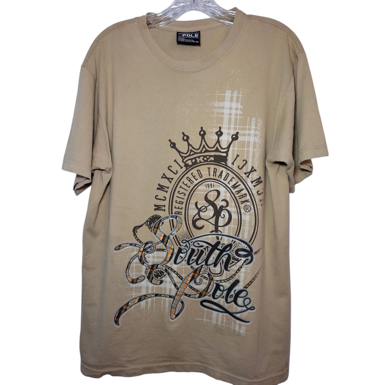Southpole Southpole Mens Round neck Short Sleeve T-shirt Sz Lg 16-18 Size L / US 10 / IT 46 - 1 Thumbnail