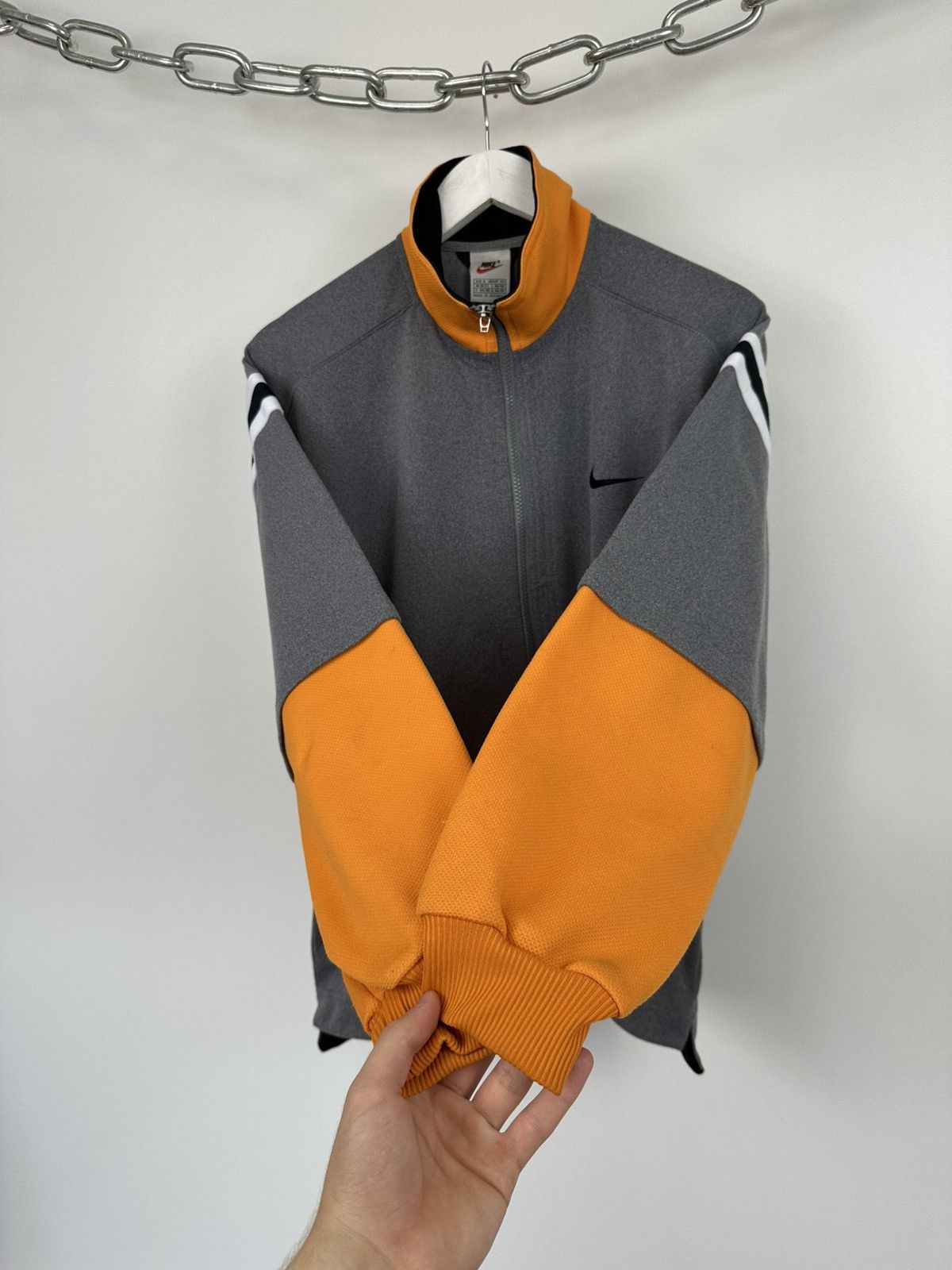 Nike Vintage 90s Nike Big Logo Embroidered Retro Track Jacket Size US S / EU 44-46 / 1 - 6 Thumbnail