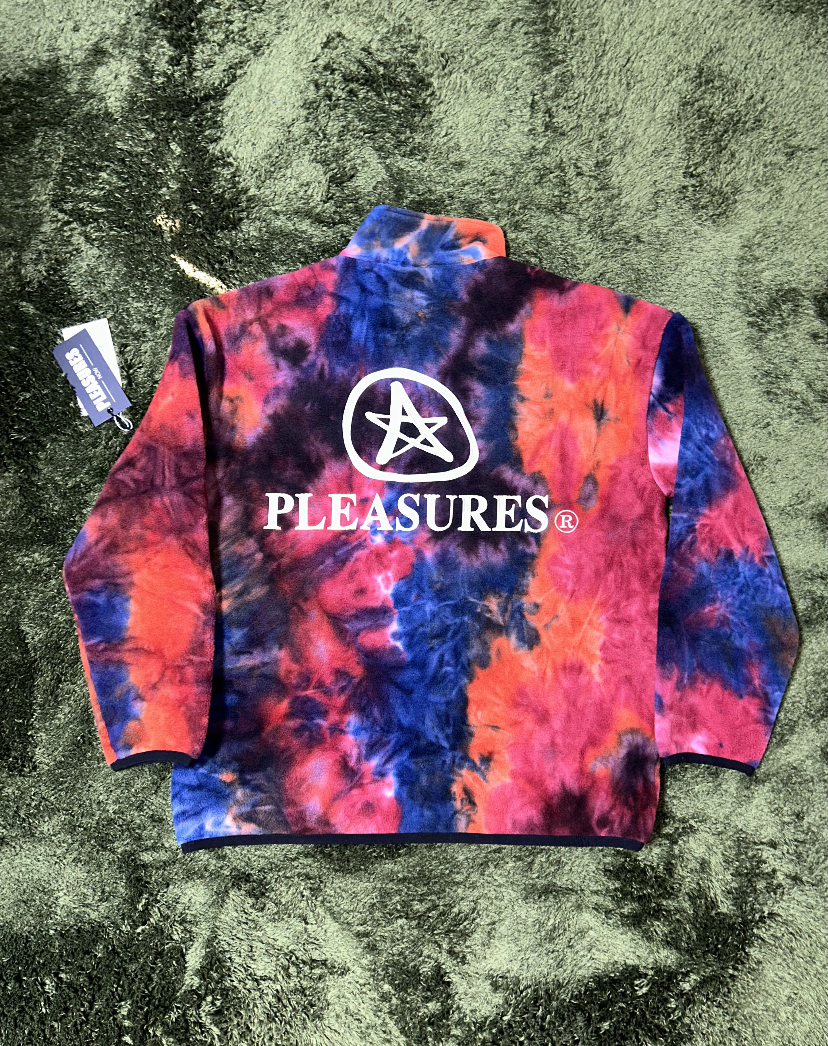 Pleasures [L] pleasures tie dye polar fleece half zip up Size US L / EU 52-54 / 3 - 1 Thumbnail