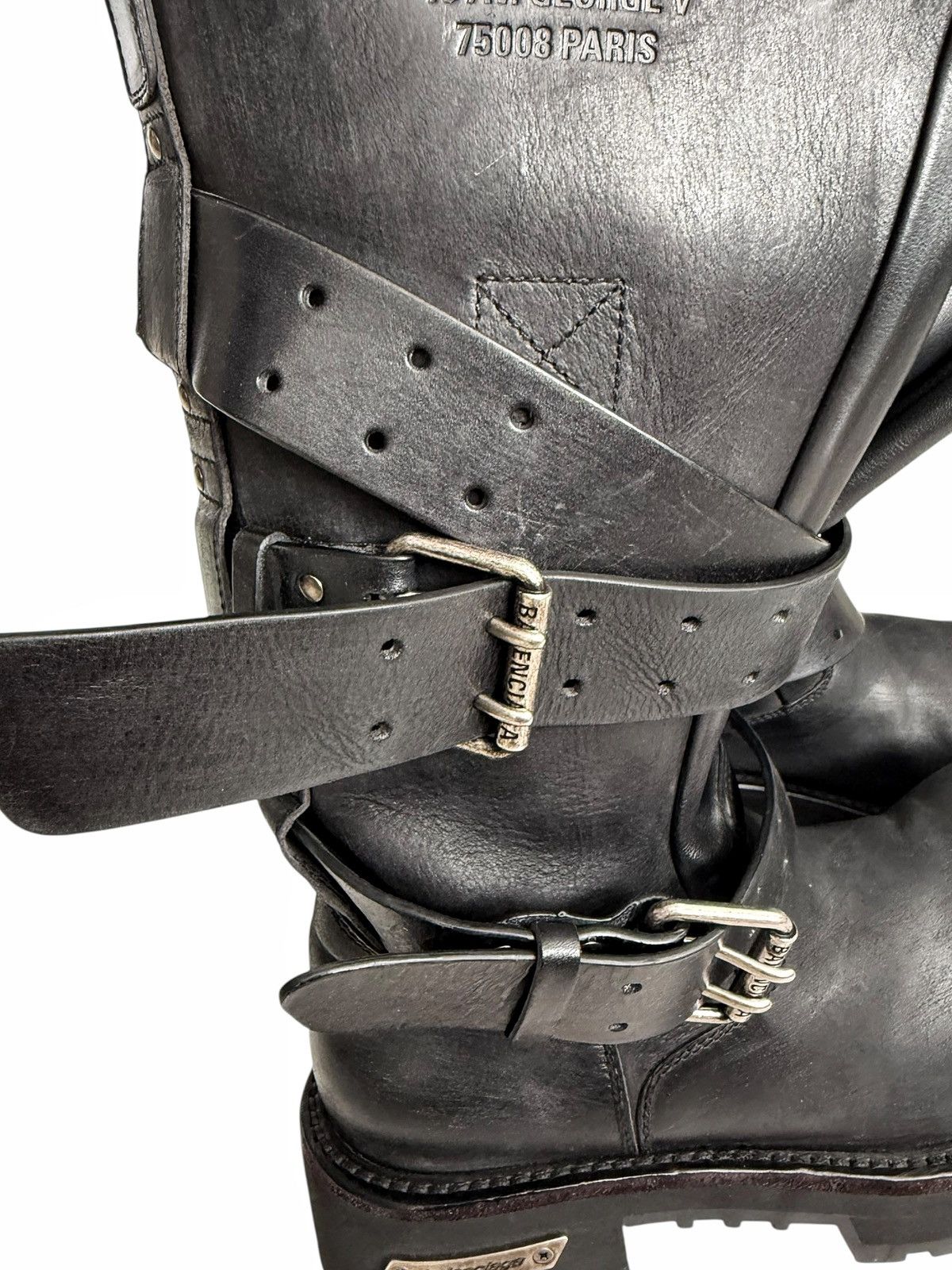Balenciaga Venom High Buckle Stomper Boot Size US 9 / EU 42 - 4 Thumbnail
