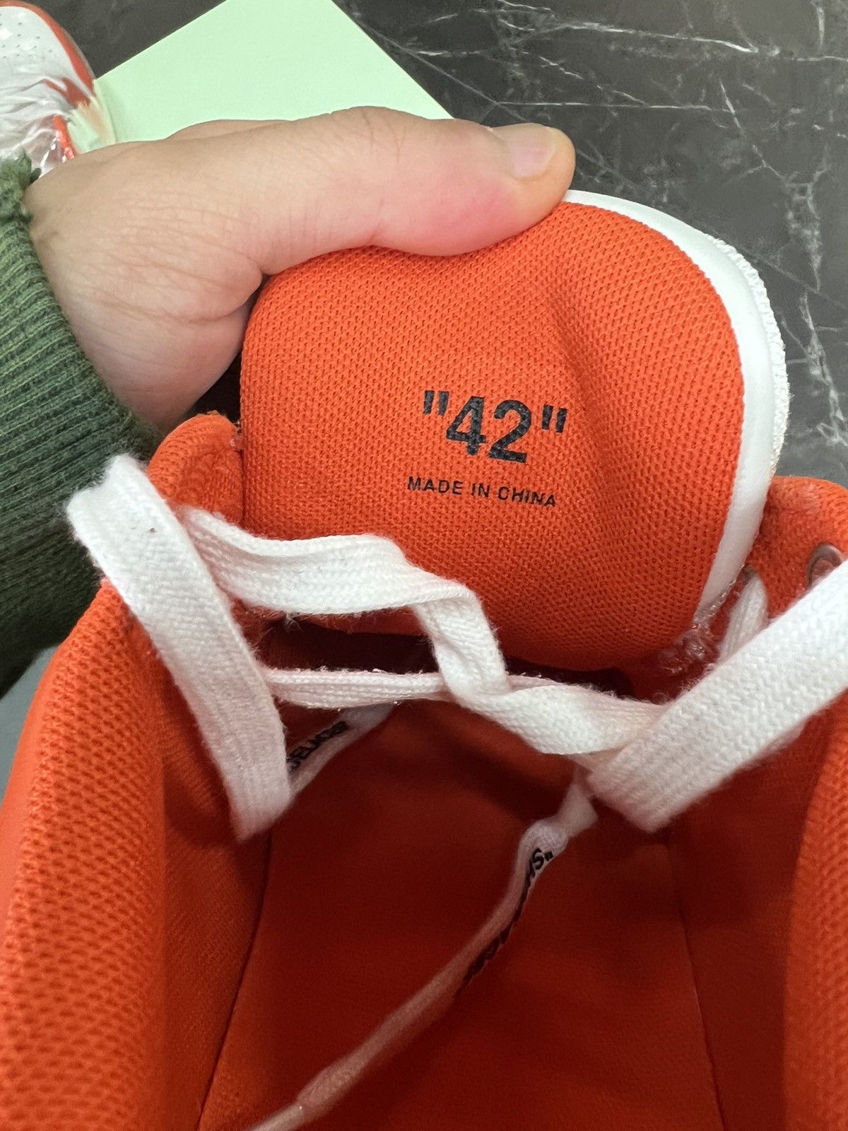 Off-White Off-White Out of the Office “Orange / Blue” Size US 9.5 / EU 42-43 - 4 Thumbnail