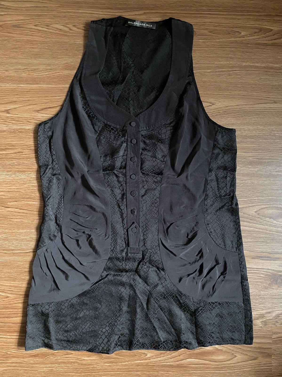 Balenciaga Balenciaga Silk Top Size S / US 4 / IT 40 - 1 Thumbnail
