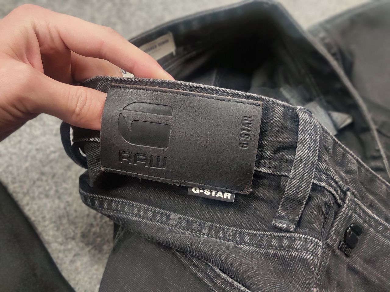 G-Star G Star Raw Alum Relaxed Straight Fit Distressed Denim Jeans Size US 31 - 14 Thumbnail