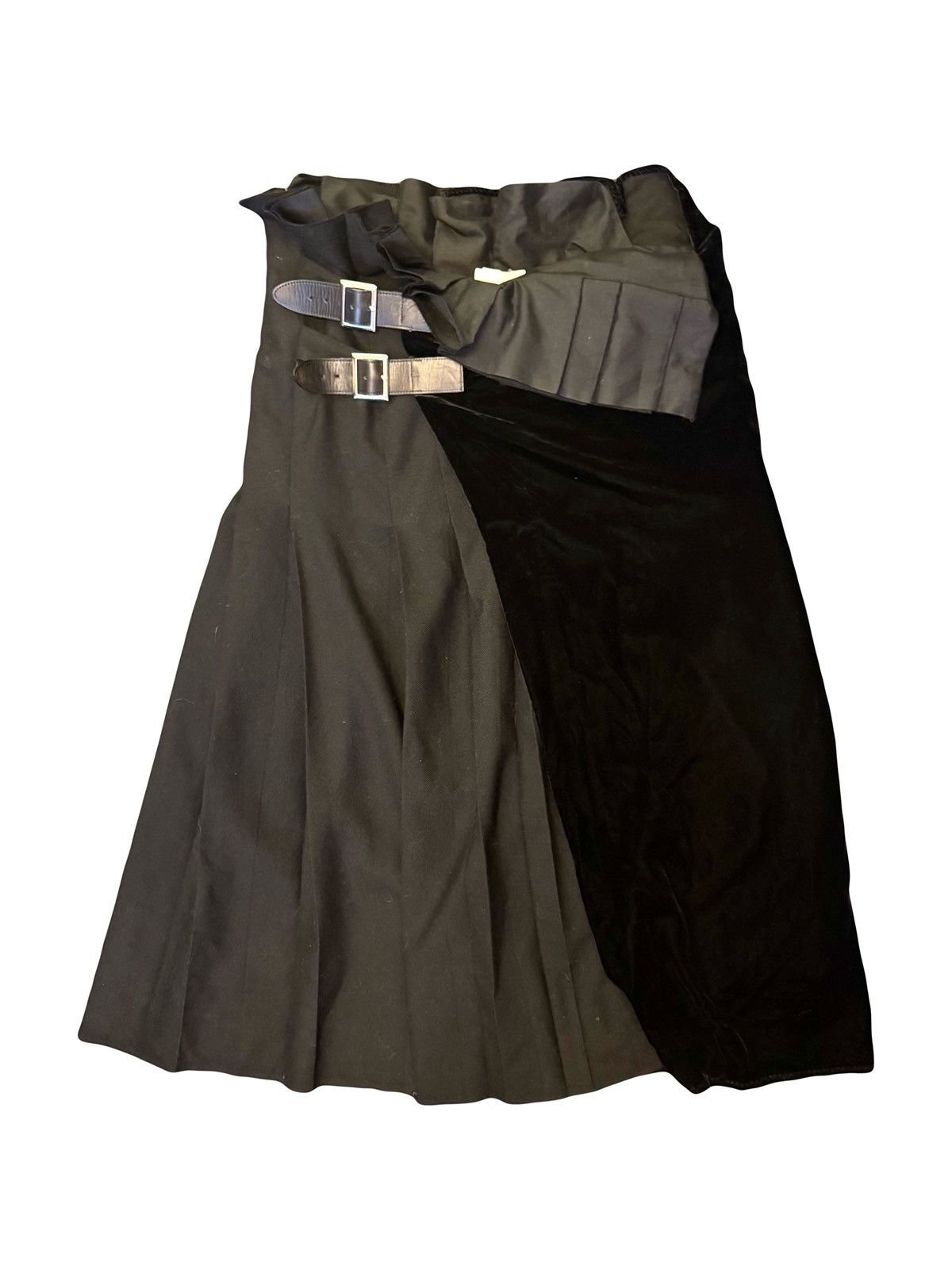 Yohji Yamamoto yohji yamamoto 2020 asymetrical skirt kilt 3 jp Size 28" / US 6 / IT 42 - 4 Thumbnail