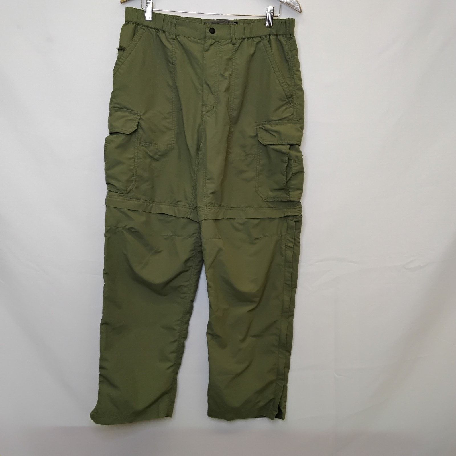 Rei REI Co-Op Convertible Zip-Off Pants Women's L (34x30) Green Size 34" / US 12 / IT 48 - 2 Thumbnail