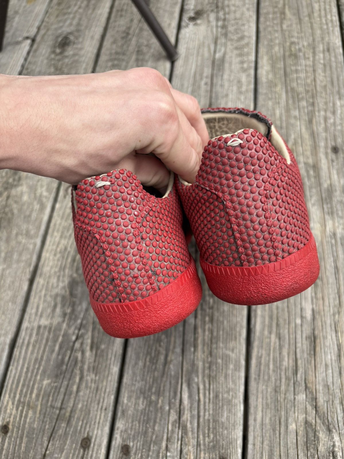 Maison Margiela Replica GAT Low Red Rubber Size US 9 / EU 42 - 5 Thumbnail