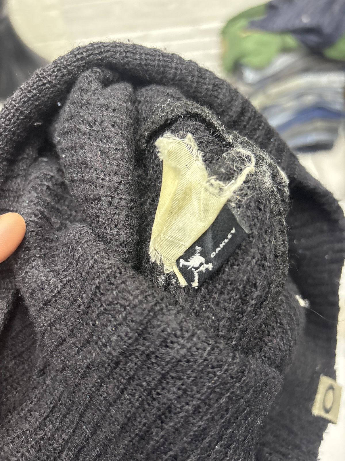 Oakley RARE‼️OAKLEY BLACK WOOL BEANIE HYPE STYLE Size ONE SIZE - 5 Thumbnail