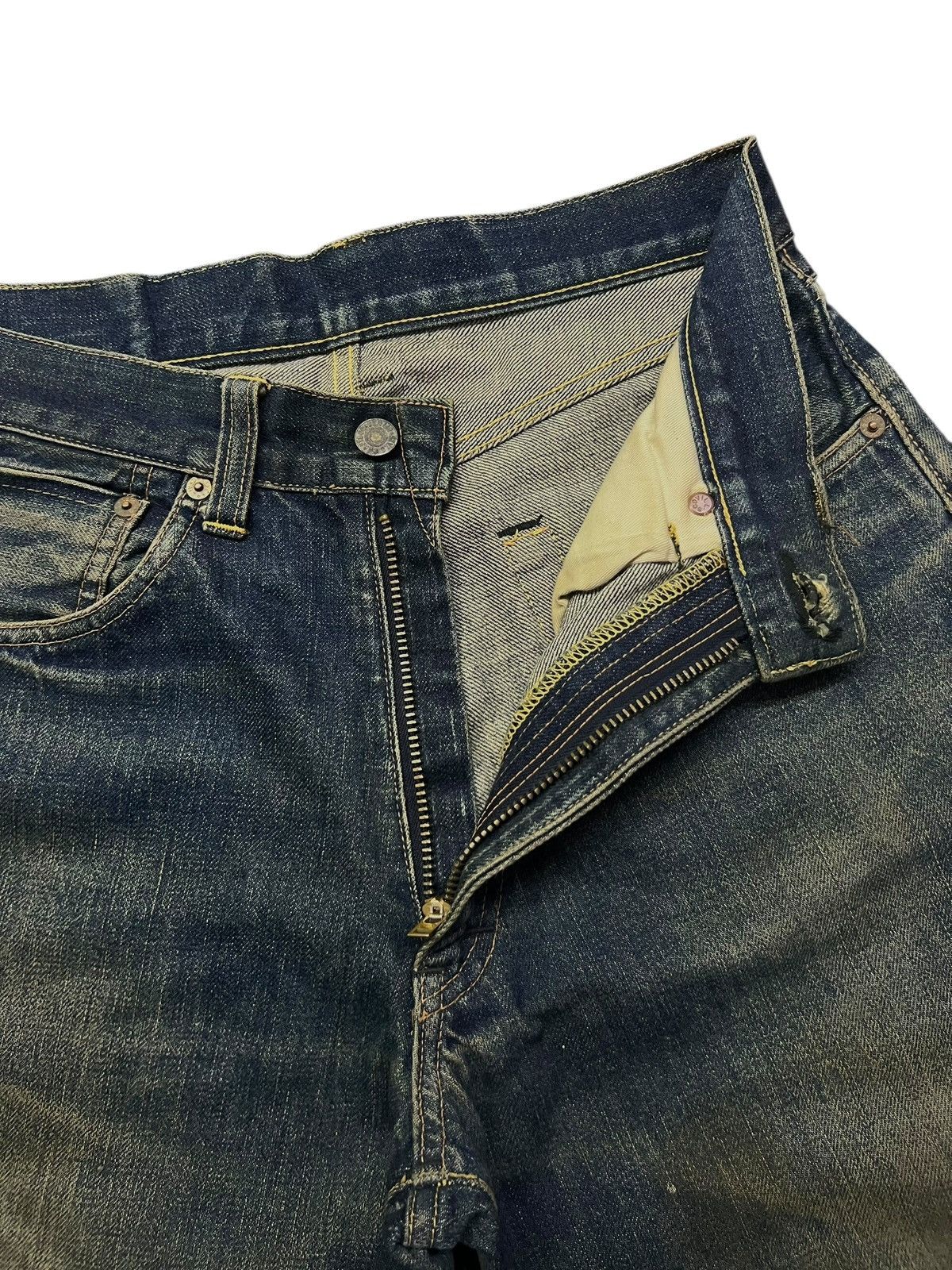 Evisu Vintage Archive EVIS Japanese Selvedge Denim | Early EVISU Size US 29 - 10 Thumbnail