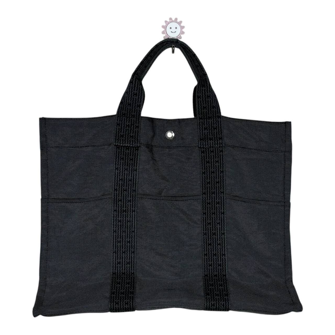 Hermes Hermes Herline Tote MM Canvas Bag Air Line Tote Bag Gray Size ONE SIZE - 1 Thumbnail