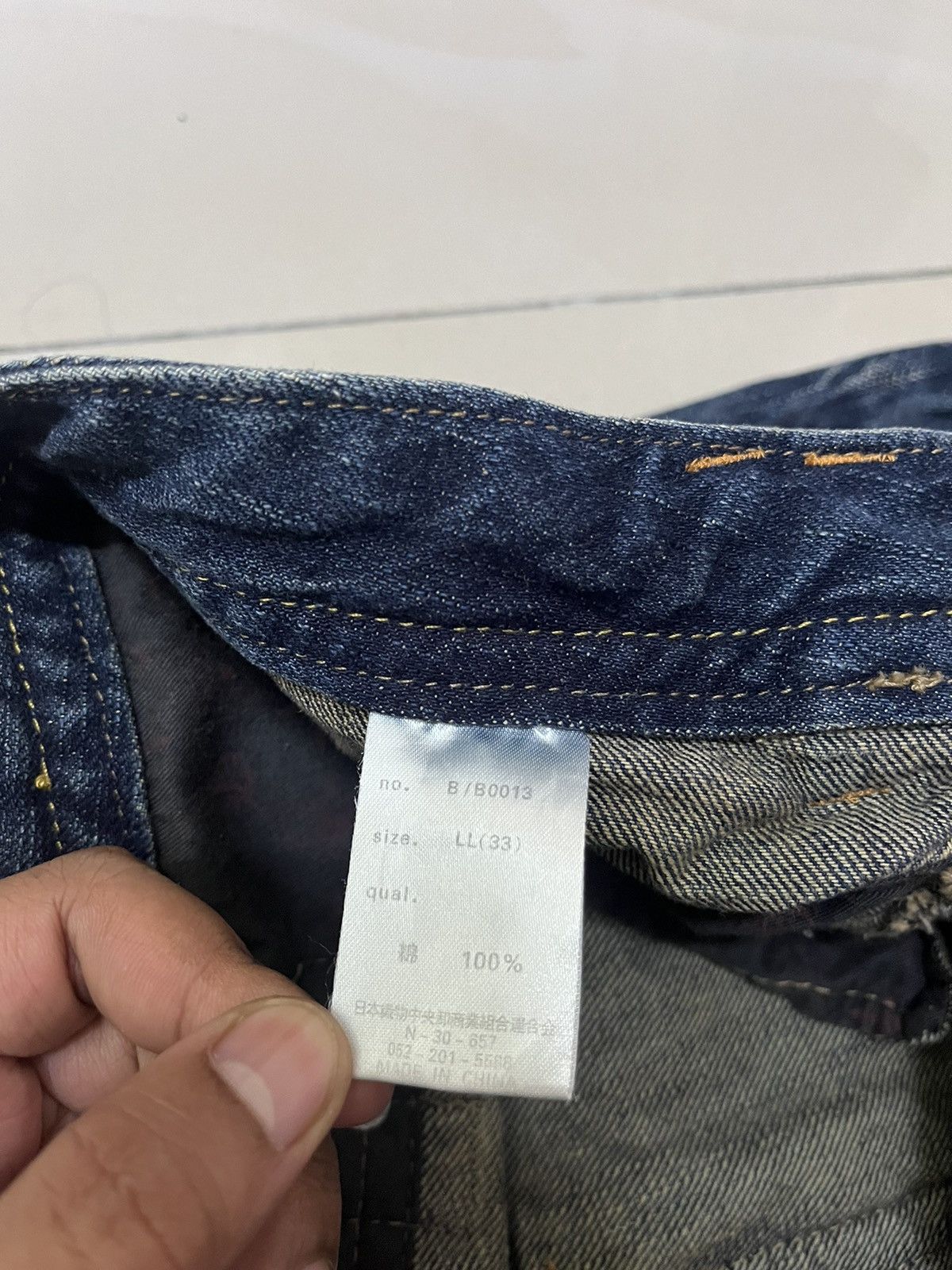 If Six Was Nine blow by blue distressed mud rusty thunder denim buckle back Size US 32 / EU 48 - 12 Thumbnail