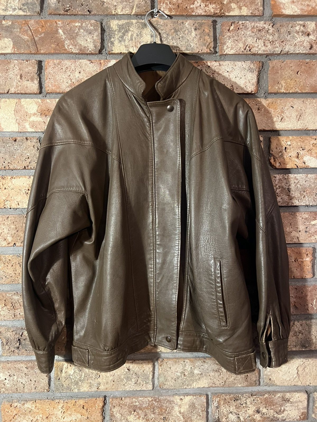 Other St Michael Leather Jacket Vintage Size US S / EU 44-46 / 1 - 1 Thumbnail