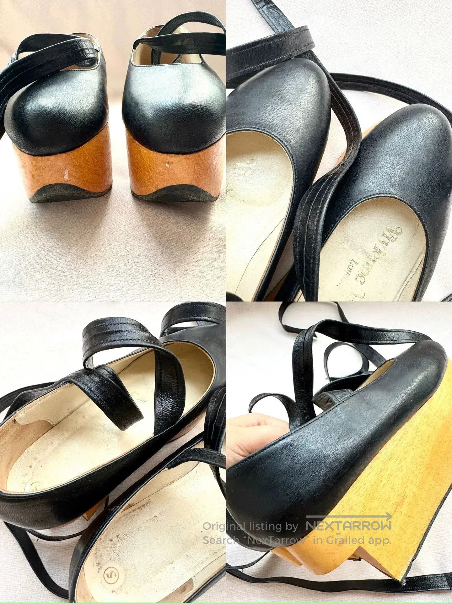 Vivienne Westwood vivienne westwood black platform shoes with straps. Size US 5 / IT 35 - 8 Thumbnail