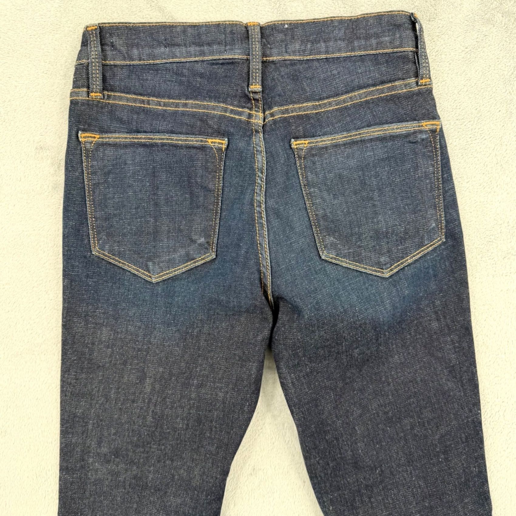 Frame Frame Denim Le High Skinny Jeans Indigo Blue High Rise Women's Size 24 Size 42" / US 20 - 7 Thumbnail