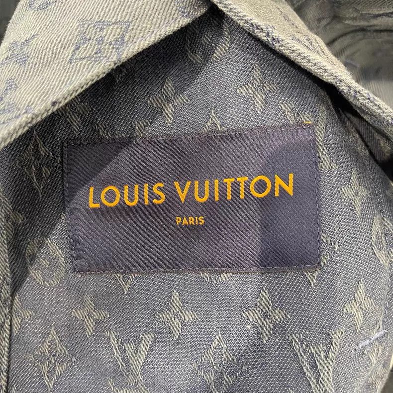 Louis Vuitton Louis Vuitton Full logo denim jacket Size US M / EU 48-50 / 2 - 3 Thumbnail