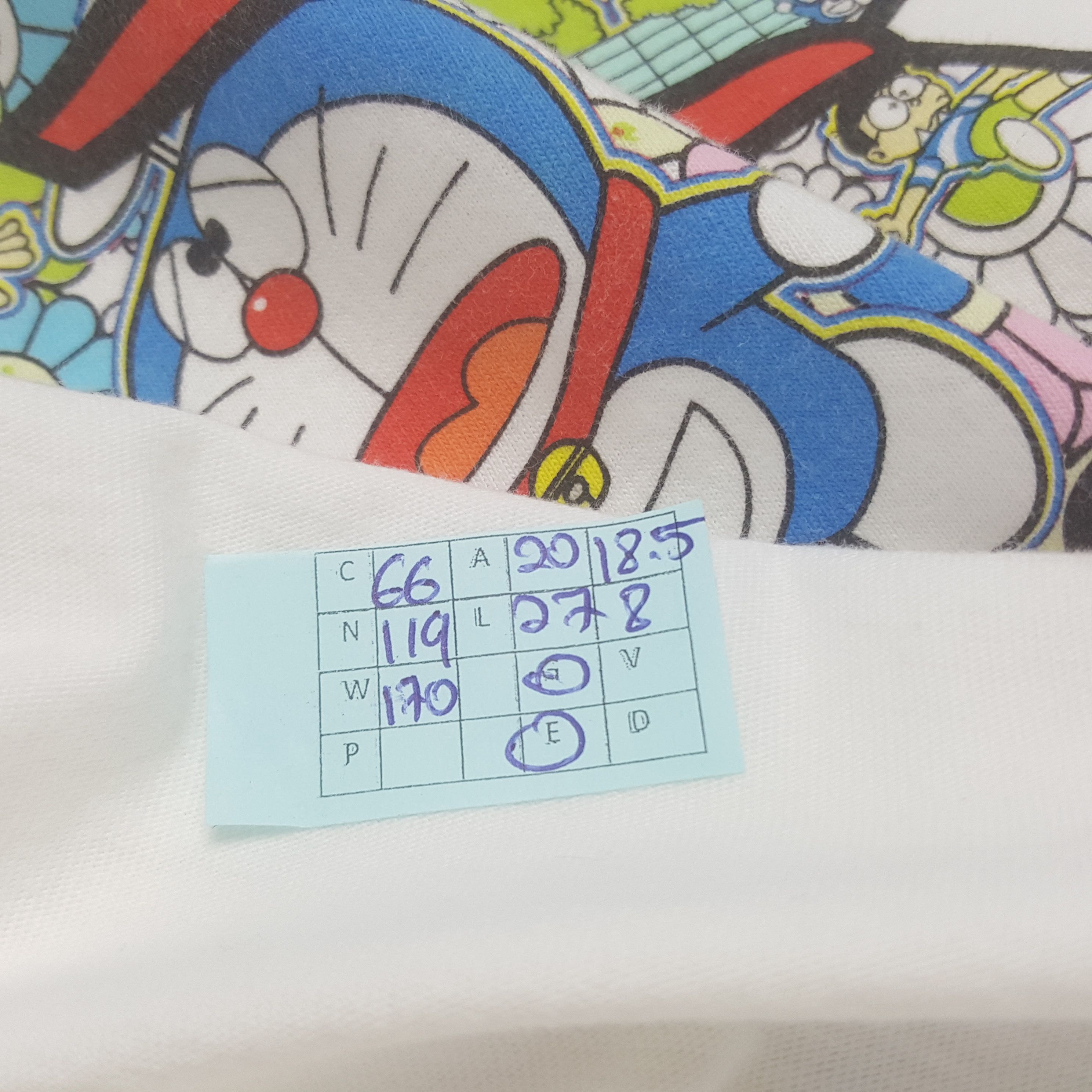 Japanese Brand × Takashi Murakami × Vintage Vintage Doraemon Tokyo 2017 Designed Takashi Murakami Tshirt Size US M / EU 48-50 / 2 - 11 Thumbnail