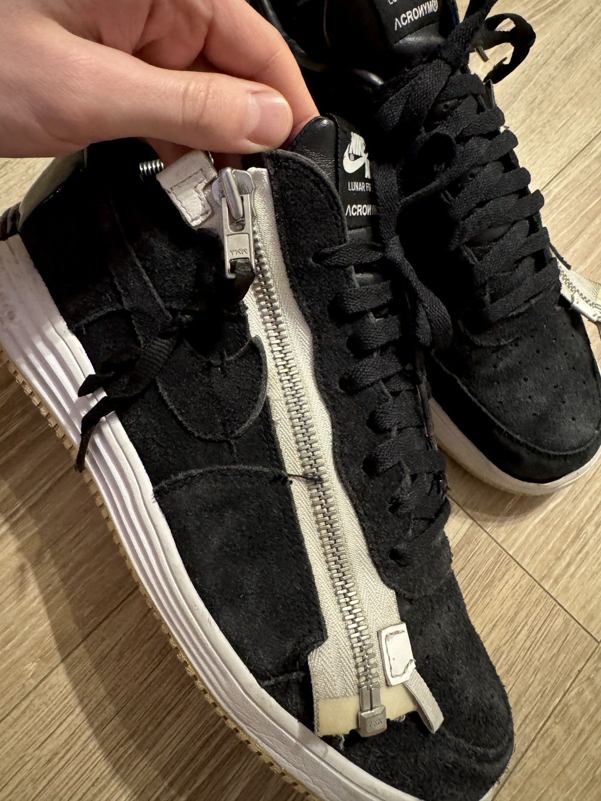 Acronym × Nike Nike x Acronym Air Force 1 Black Size US 12 / EU 45 - 8 Thumbnail
