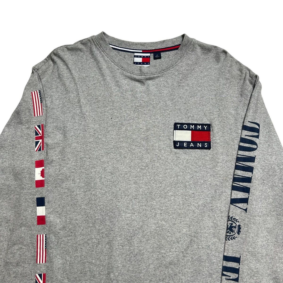 Tommy Hilfiger × Vintage Vintage Tommy Hilfiger Big Logo Long Sleeve T shirt Size M / US 6-8 / IT 42-44 - 3 Thumbnail