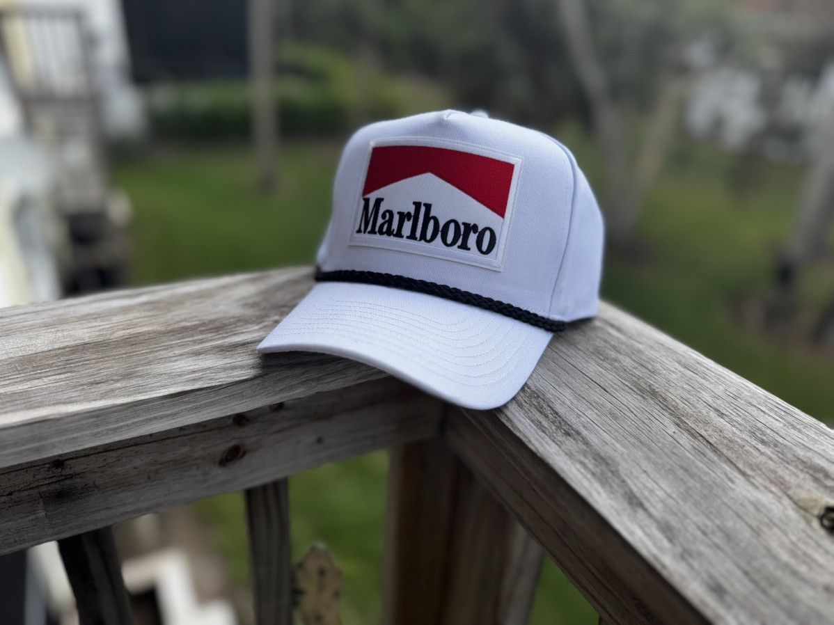 Other White Marlboro Trucker Hat Size ONE SIZE - 3 Thumbnail
