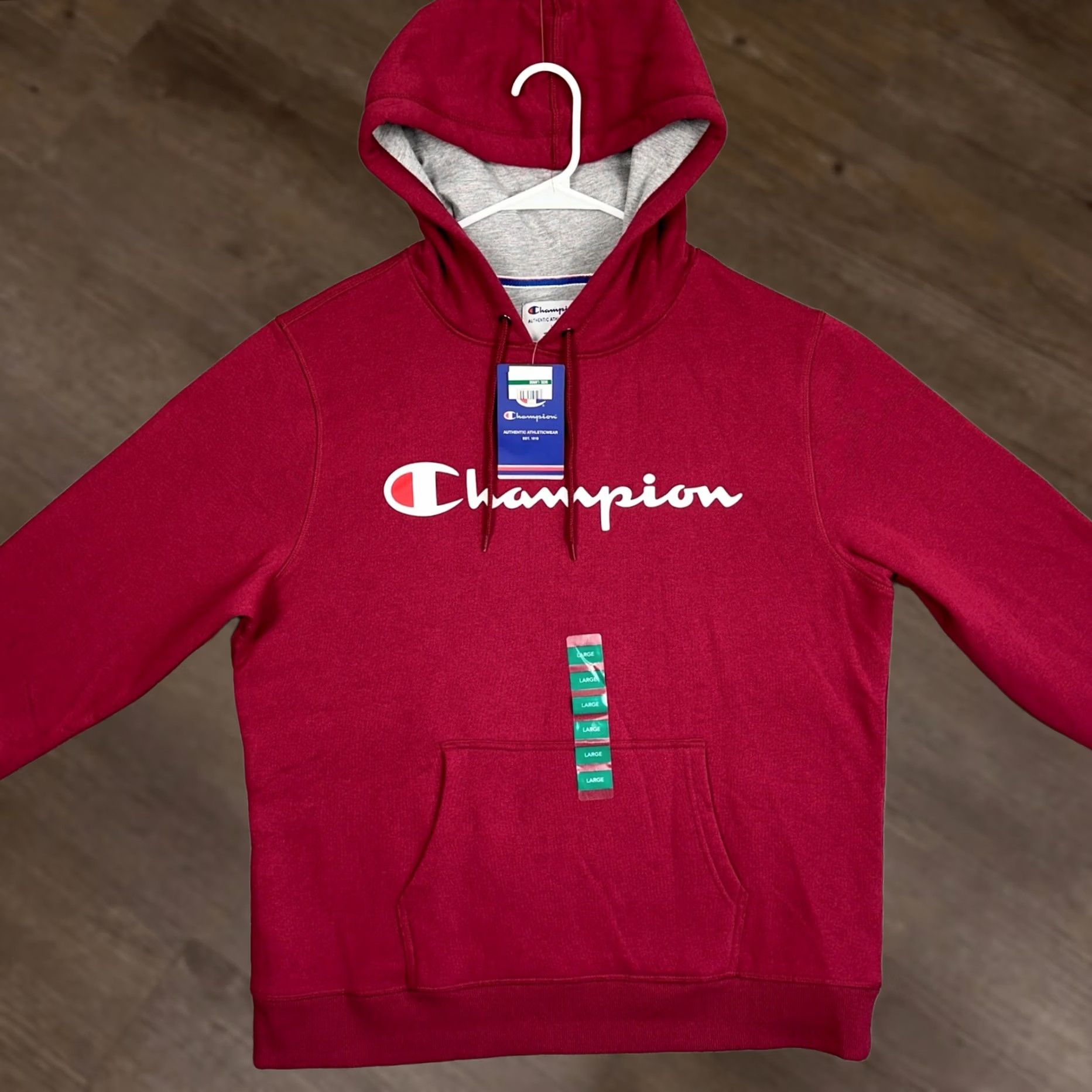 Champion × Pyrex Vision Champion X Pyrex Vision Red Hoodie | Grailed