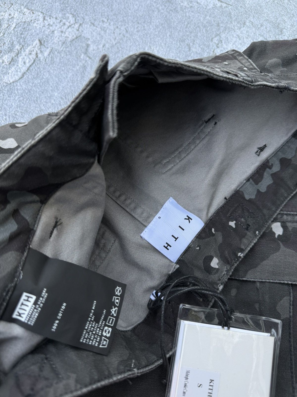 Kith NWT Kith Jaden Midnight Cookie Camo Logo Wide Aviator Pants Size US 30 / EU 46 - 10 Thumbnail