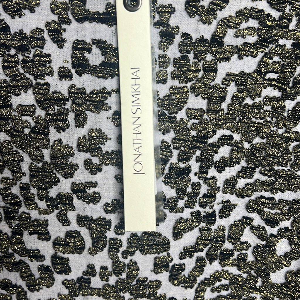 Jonathan Simkhai Jonathan Simkhai Animal Print Jacquard Cropped Sweater Lace L NWT Size L / US 10 / IT 46 - 12 Thumbnail