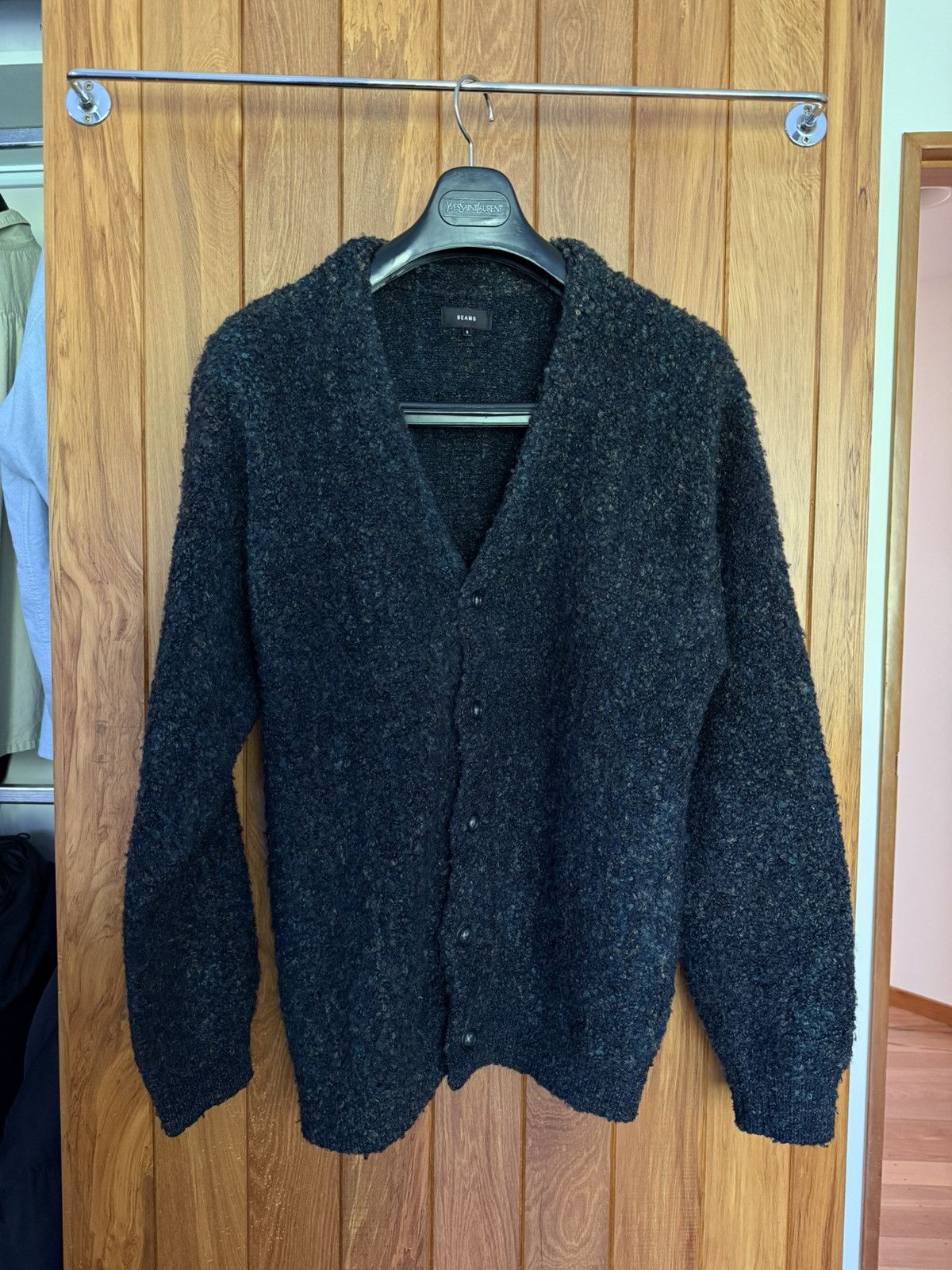 Beams Japan BEAMS Bouclé Cardigan Size US S / EU 44-46 / 1 - 1 Thumbnail