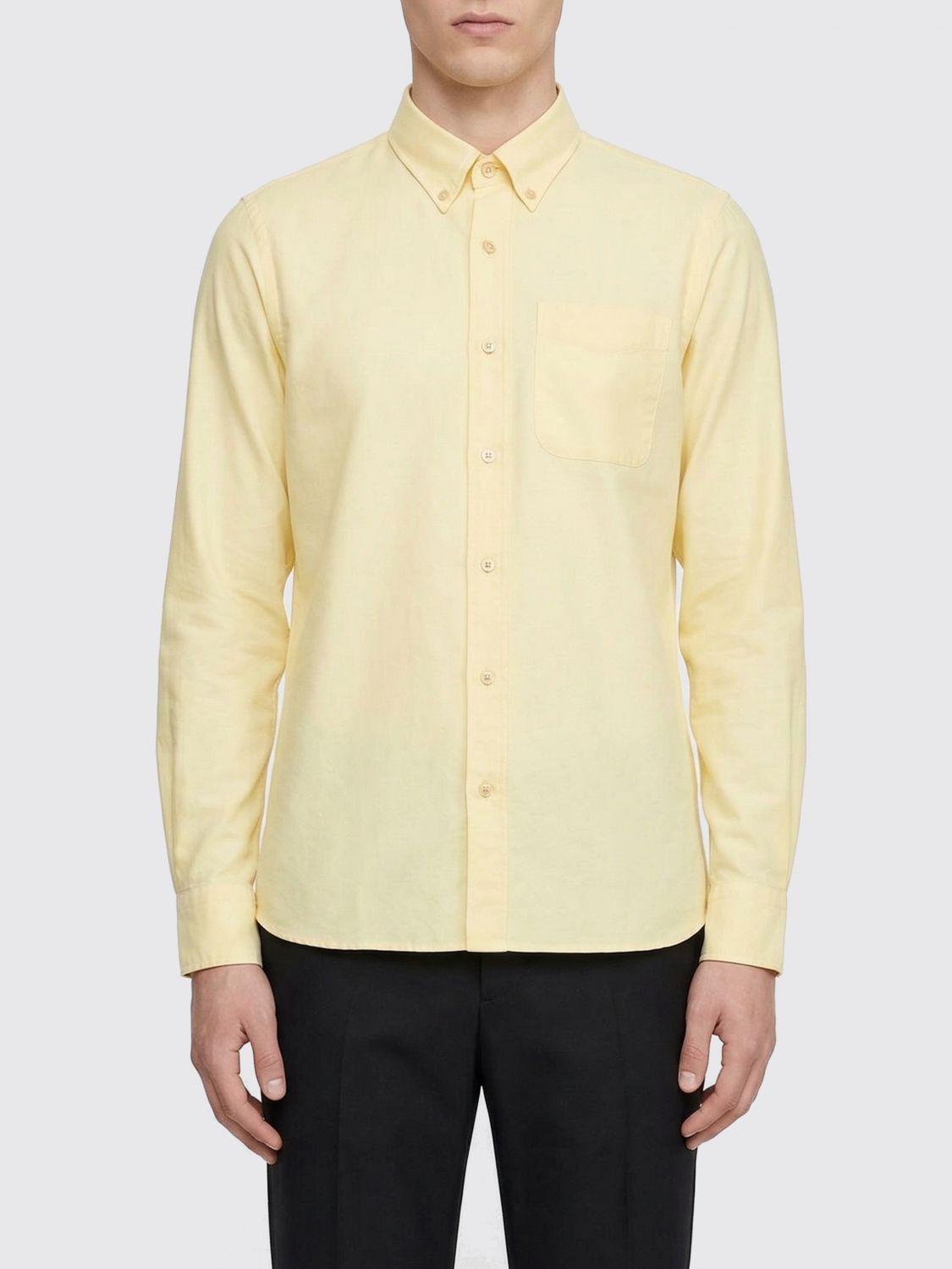 Tom Ford Tom Ford Shirt Men Yellow Size US M / EU 48-50 / 2 - 1 Thumbnail
