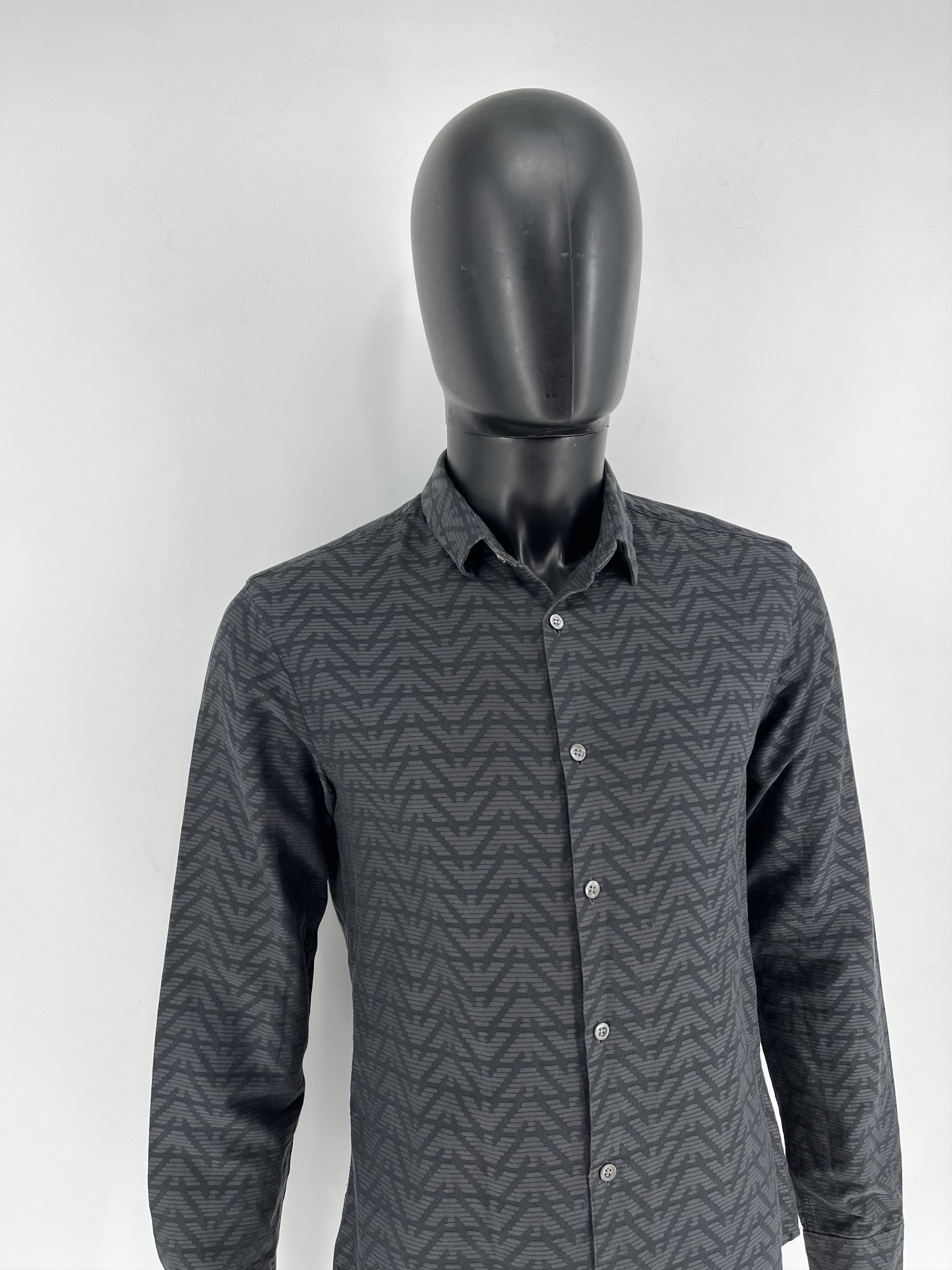 Giorgio Armani × Vintage Vintage Shirt Armani Collezioni JEANS Size XL Rare Size US L / EU 52-54 / 3 - 3 Thumbnail