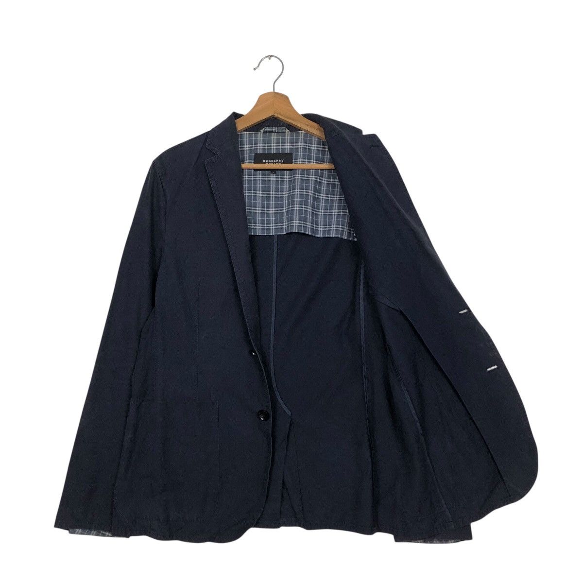 Burberry Burberry Black Label Lightweight Cotton Blazer — Navy Size US L / EU 52-54 / 3 - 12 Thumbnail
