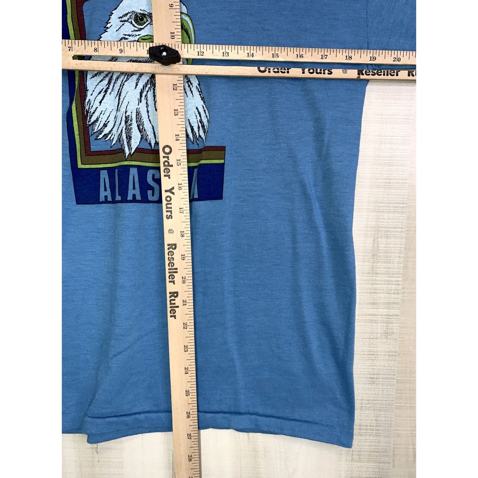 Vintage Vintage Sport T By Stedman Alaska Blue Graphic Single Stitch USA Made Shirt Lrg Size US L / EU 52-54 / 3 - 7 Thumbnail