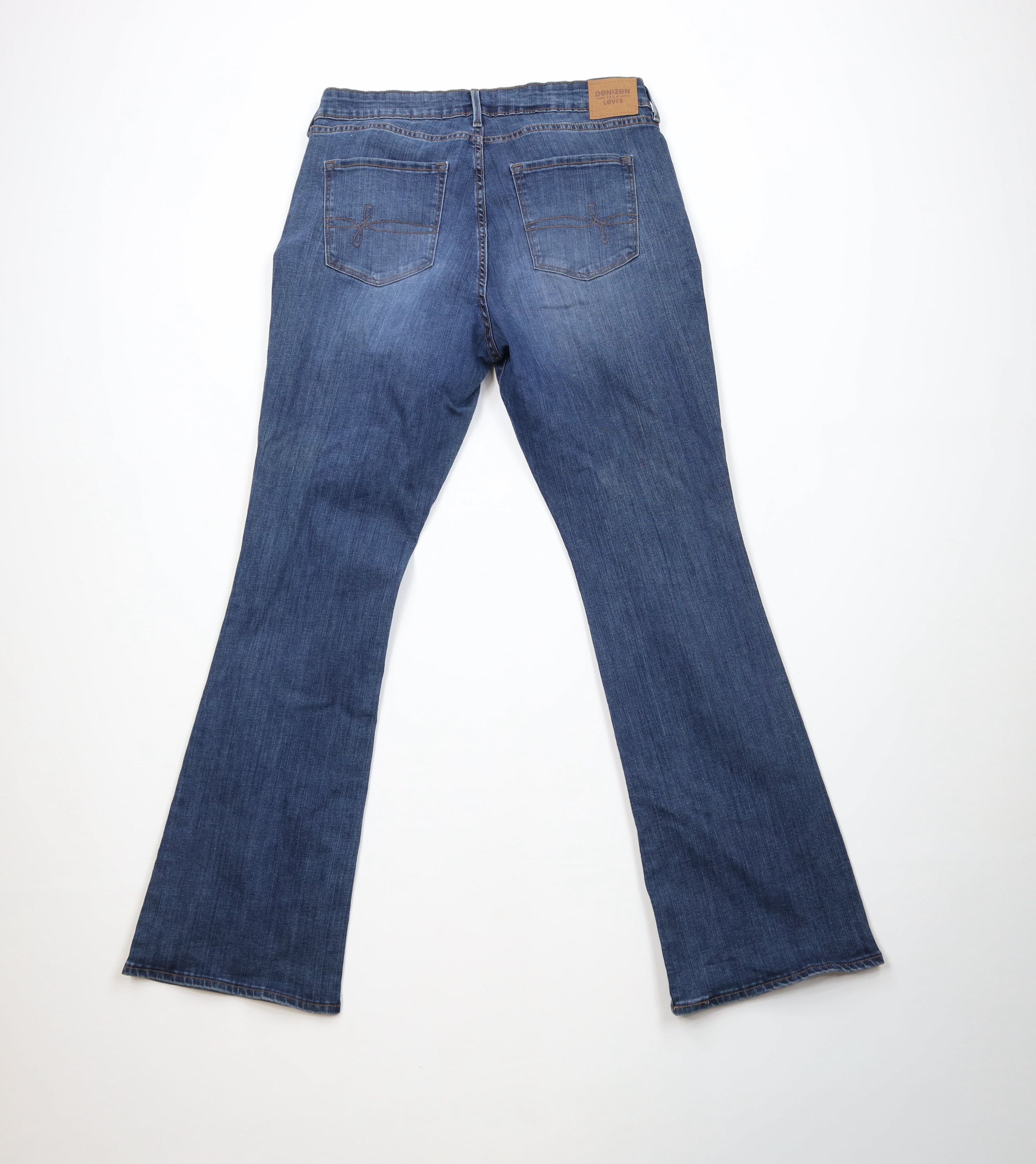 Levi's Vintage Y2K Levis Stretch Mid Rise Bootcut Denim Jeans Blue Size 38" / US 16 / IT 52 - 9 Thumbnail