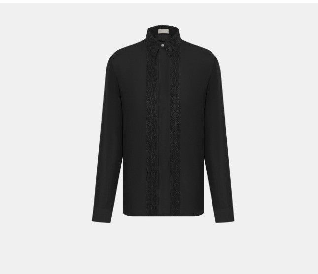 Dior o1w1db10425 413C511 Shirt in Black Size US S / EU 44-46 / 1 - 1 Thumbnail