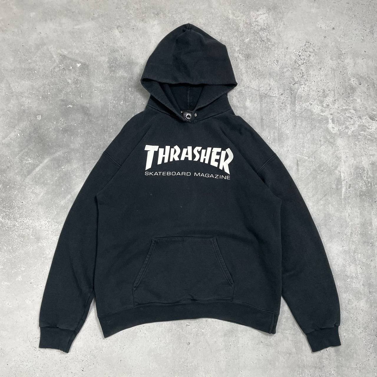 Thrasher × Vintage Vintage Thrasher Skateboard Magazine Distressed Hoodie Faded Size US M / EU 48-50 / 2 - 1 Thumbnail