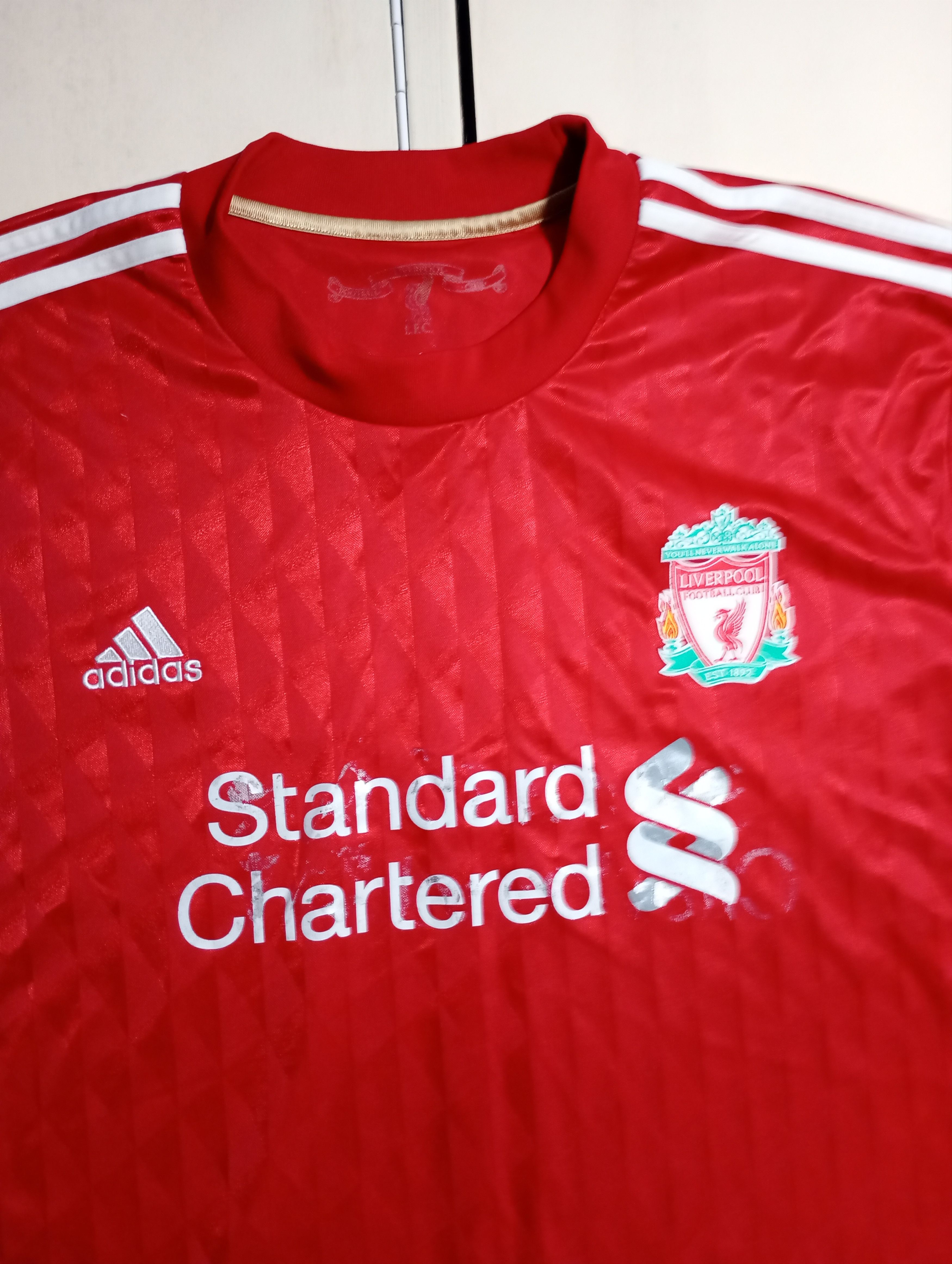 Adidas Adidas Liverpool FC Home Jersey 2011-2012 Size US XXL / EU 58 / 5 - 7 Thumbnail